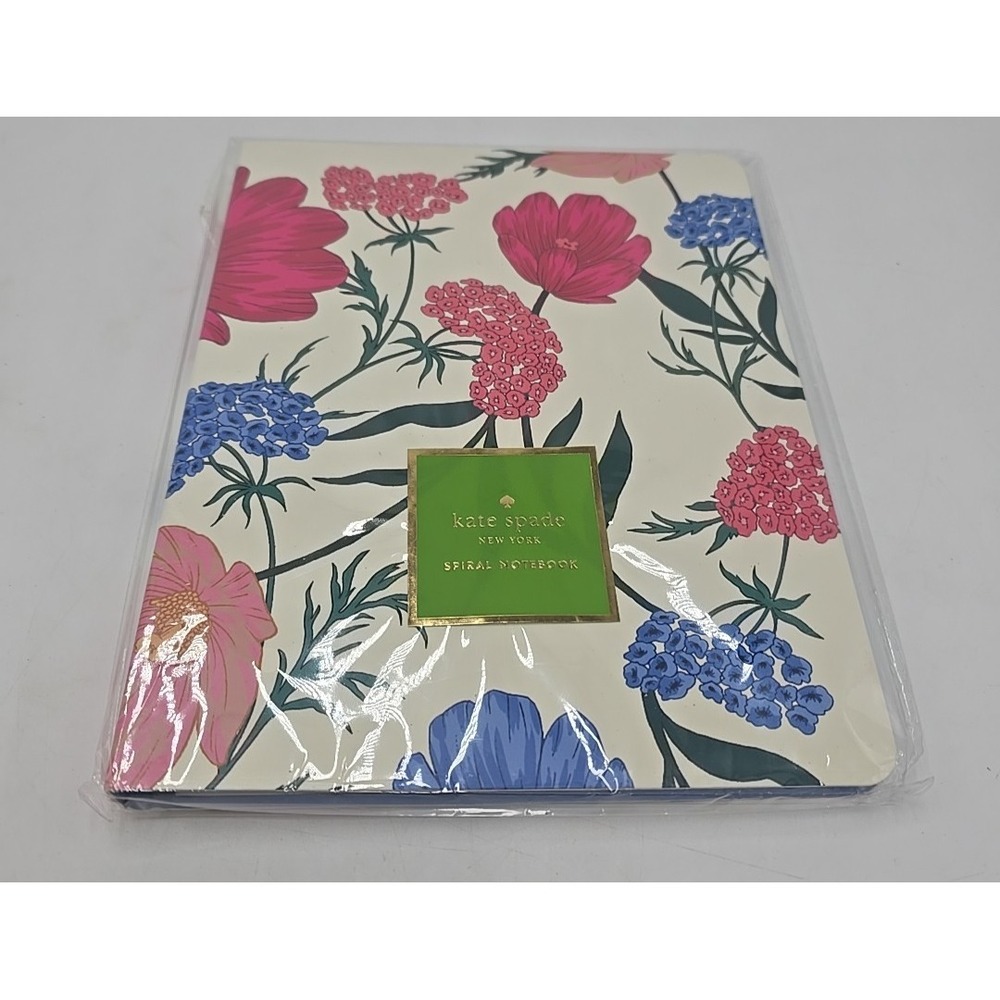 NWT Kate Spade Journal Blossom Concealed Rose Floral Spiral‎ Notebook Hardcover